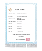 저작권 등록증 (Biz-OaSys 통합조직도시스템)